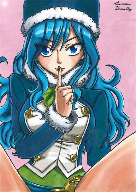 Juvia Sexy By Laure Drawing On Deviantart