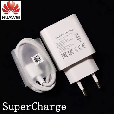 Huawei P30 Pro Fast Charger Wall Travel Supercharge Original 5v45a Usb Type C Cable For P20