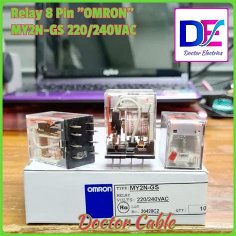 Jual Menarik Omron Relay My2N Gs My2N Gs 220 240Vac 220Vac 240Vac 220V