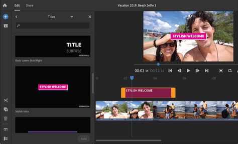 How To Add Titles Transition Graphics And Overlays In Your Adobe