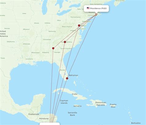 All Flight Routes From Providence To Guanacaste Pvd To Lir Flight Routes