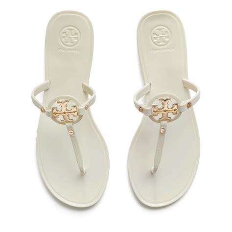 Tory Burch Mini Miller Jelly Sandals Women Flip Flops Flannels