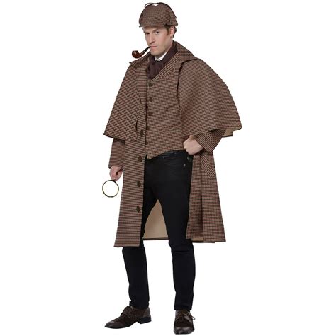 English Detective/Sherlock Holmes Adult Costume - Walmart.com - Walmart.com