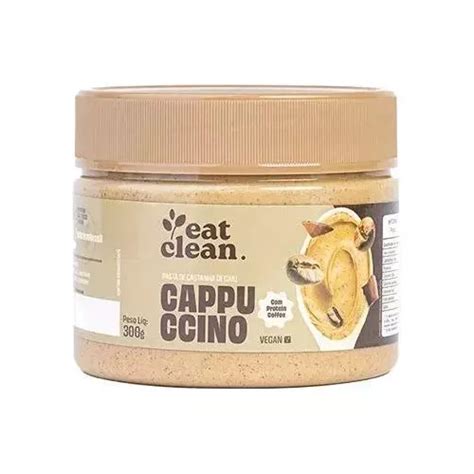 Pasta De Castanha De Caju Cappuccino Vegano 300g Eat Clean MercadoLivre