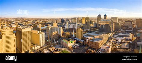 Aerial panorama of Newark New Jersey skyline Stock Photo - Alamy