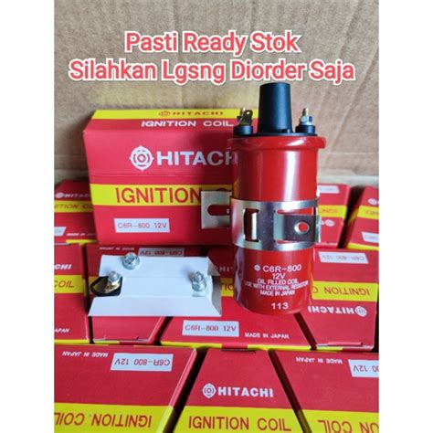 Jual Coil Koil Ignition Hitachi 12v C6R 800 Universal Botol Panjang