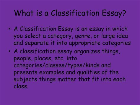 Ppt Classification Division Essay Powerpoint Presentation Free Download Id 2092618