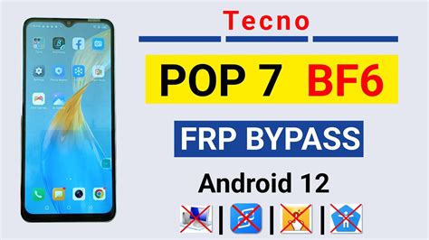 Tecno Pop Frp Bypass Without Pc Tecno Bf Frp Google Account Bypass