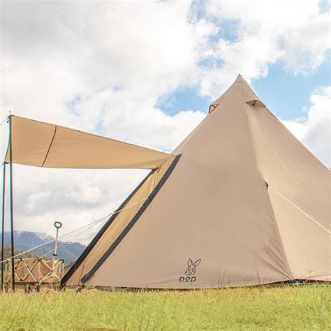 Ichi One Pole Tent Large Tan Dod Camping Gear Touch Of Modern