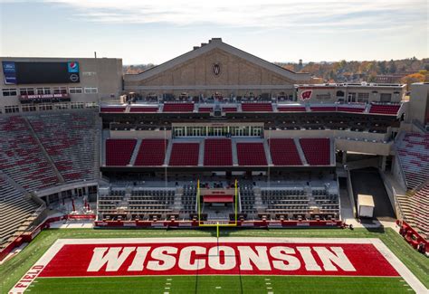 University Of Wisconsin Madison Camp Randall Stadium South End Zone