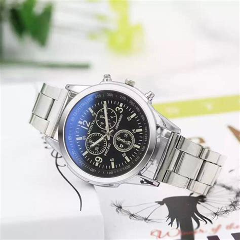 Stainless Steel Sport Quartz Wrist Analog Mens Watch - BuyBuy.lk