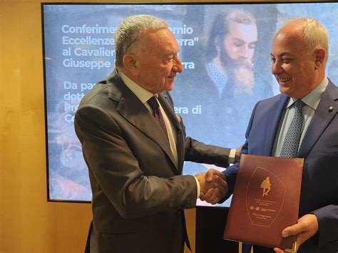 A Marra Il Premio Eccellenze Calabresi Antonio Serra