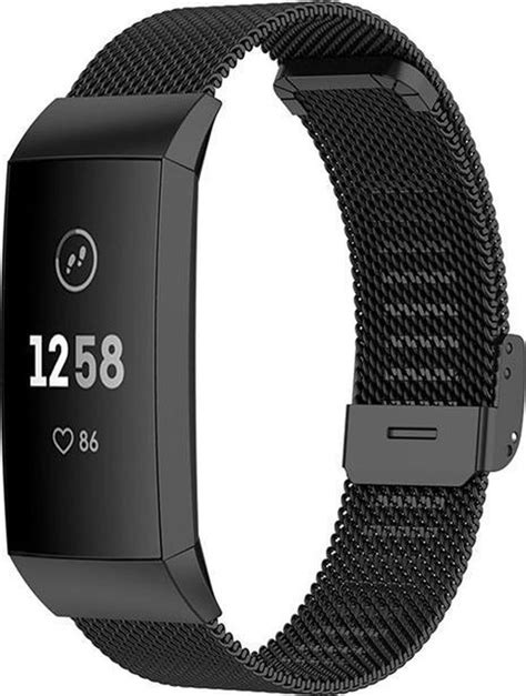 Luxe Milanese Loop Armband Geschikt Voor Fitbit Charge Horloge