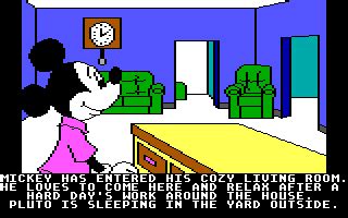 Screenshot Of Mickey S Space Adventure Dos Mobygames