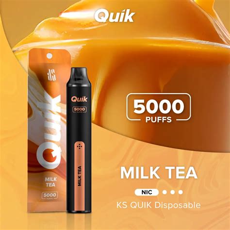 ซอ KS Quik 5000 Milk Tea KS Quik 5000 กลนชานม Let s RELX