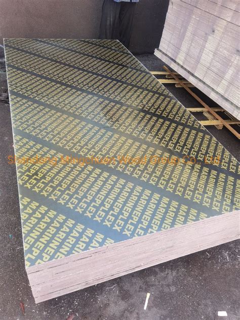 Film Faced Plywood Finger Joint Construction Marineplex Plywood China