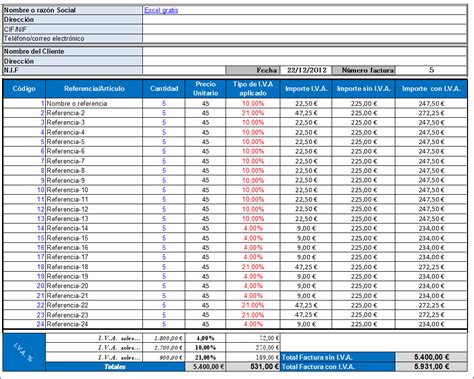 Formulario Iva En Excel Image To U