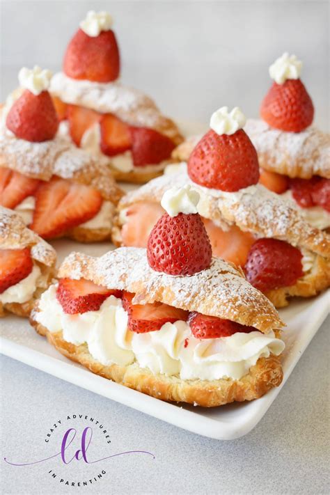 Easy Strawberry Shortcake Croissants Crazy Adventures In Parenting