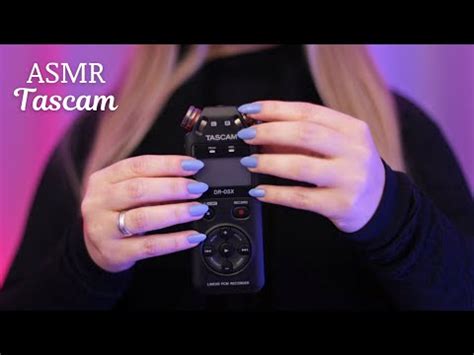 Asmr Explorando Sons No Pr Prio Tascam Tapping Scratching Sons