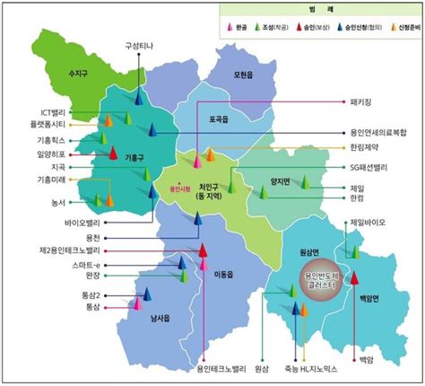 2035 용인시 도시기본계획 재수립 산업단지 11곳 조성 추진