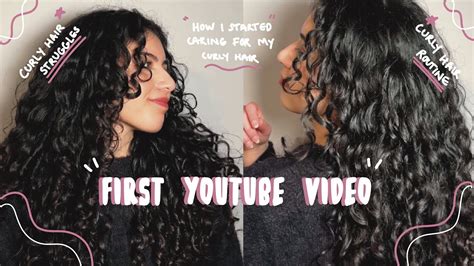 First Youtube Video Talking About My Curly Hair Journey Curly Hair Struggles Curly Hair