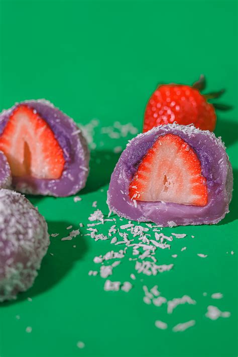 Ube Mochi with Ube Halaya Filling Recipe - kiyafries