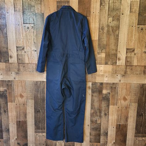 Navy Blue Mechanic Coverall Jumpsuit Seltowear By Depop