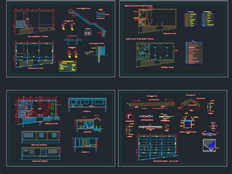 Sum Para Un Colegio En Autocad Descargar Cad Kb Bibliocad