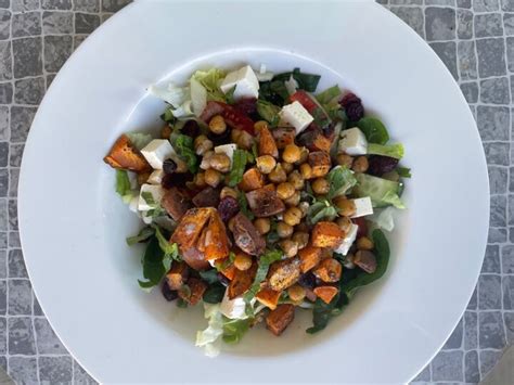 Mediterranean Roasted Chickpea And Sweet Potato Salad Foodtalk