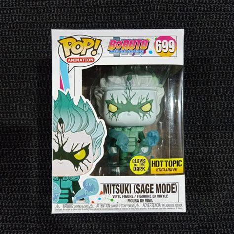 Jual Funko Pop Boruto Naruto Next Generations Mitsuki Sage Mode GITD Hot Topic