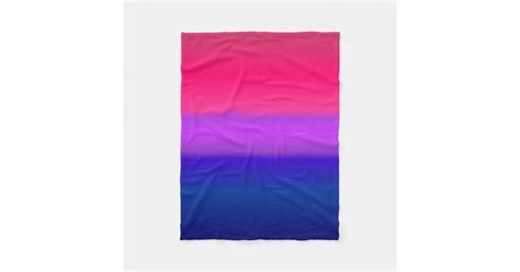 Geebots Bisexual Bi Colours Gradient Pride Flag Fleece Blanket Zazzle