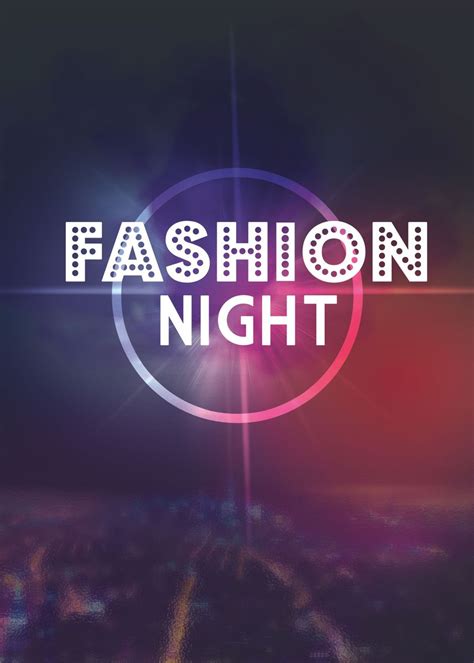 Fashion Night Poster Picture Metal Print Paint By Daralis Sapien