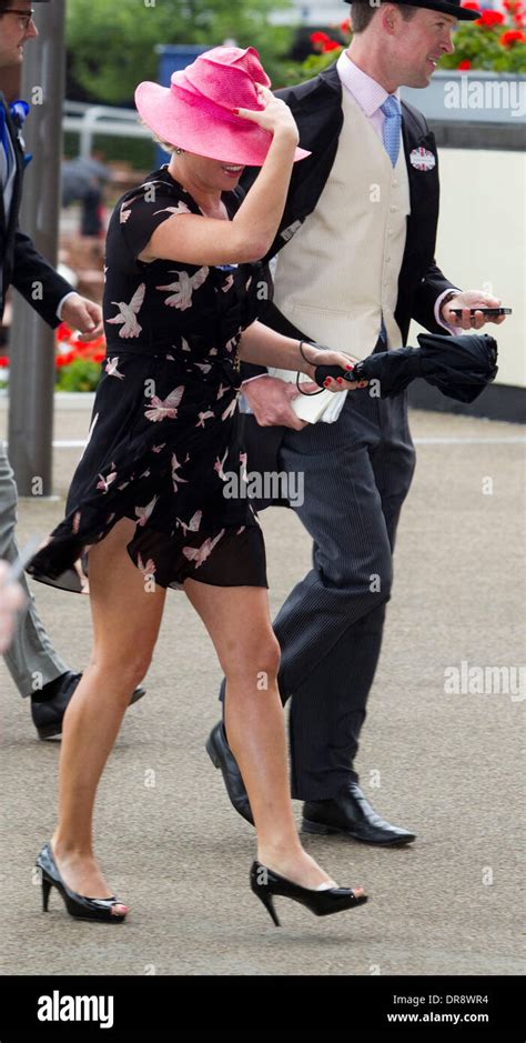 Atmosphere - Windy Day Royal Ascot at Ascot Racecourse - Day 4 ...