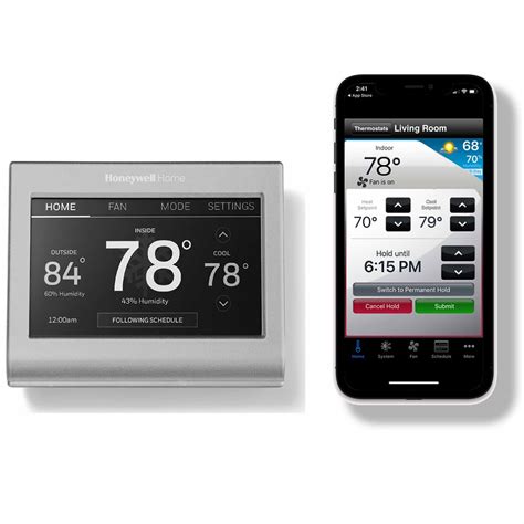 Honeywell Rth Wf Wi Fi Smart Color Thermostat Day Programmable