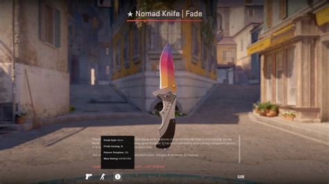 CSGO CS2 Nomad Knife Fade FN BUFF PRICE Video Gaming Gaming