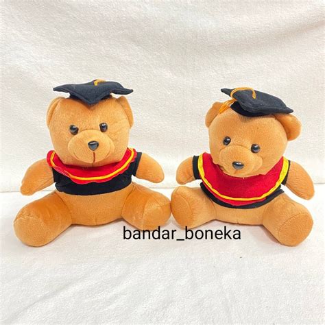 Jual Boneka Bear Wisuda 20cm Teddy Bear Wisuda Doraemon Wisuda