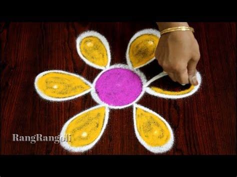 Easy Sankranthi Muggulu With Dots Dots Pongal Special Kolam