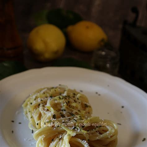 Sciroppo Di Mirtilli E Piccoli Equilibri Spaghetti Con Acqua Di Limone