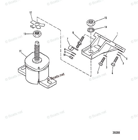 Mercruiser Sterndrive Gas Engines Oem Parts Diagram For Engine Mounting New Design Fluid