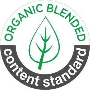 organic blended content standard Logo Download png