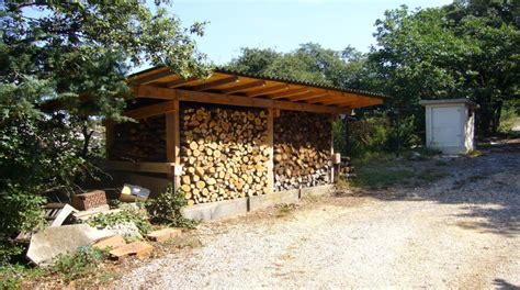 Construire Un Abri Pour Le Bois De Chauffage Abri Bois De Chauffage