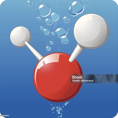 Stock ilustrace Molekula Vody – stáhnout obrázek nyní - Molekula, Voda ...