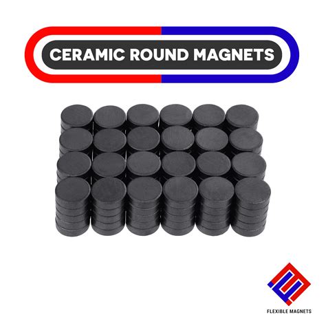 Ceramic Magnets Round Disc Ferrite Magnets For Science Projects