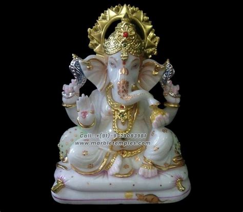 White Marble Ganesh Statues Lakshmi Ganesh Idols Maker Jaipur