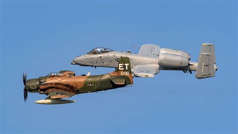 USAF Heritage Flight Skyraider And Thunderbolt II Flickr