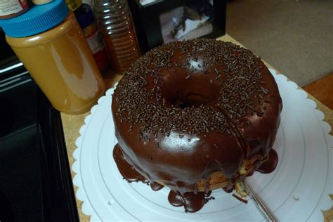 Jelly Donut Cake Randall Loves Donuts So I Made Him A J Flickr