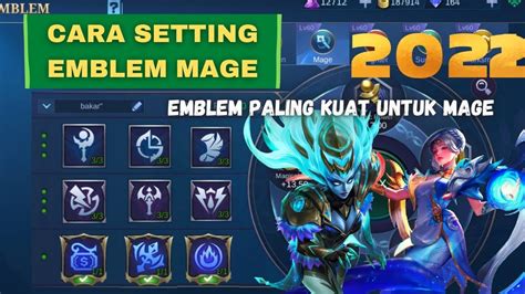 CARA SETTING EMBLEM MAGE SUPPORT TERSAKIT 2022 DI MLBB MAGIC WORSHIP