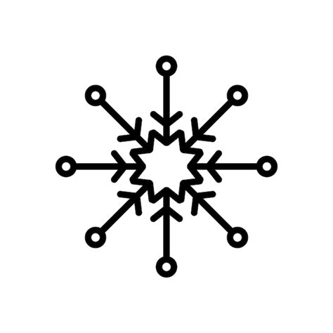 Premium Vector Snowflake Icon