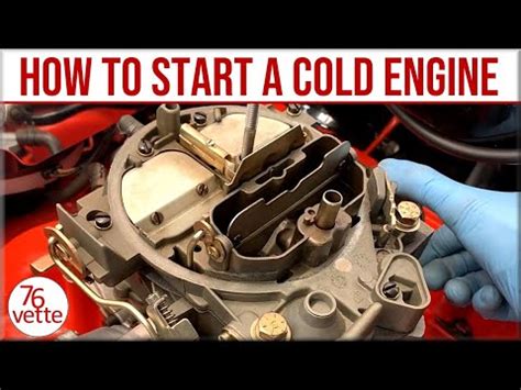 Correct Quadrajet Cold Engine Starting Procedure YouTube