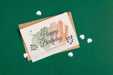 Happy Birthday Card Mockup Graphic by Super Robert · Creative Fabrica